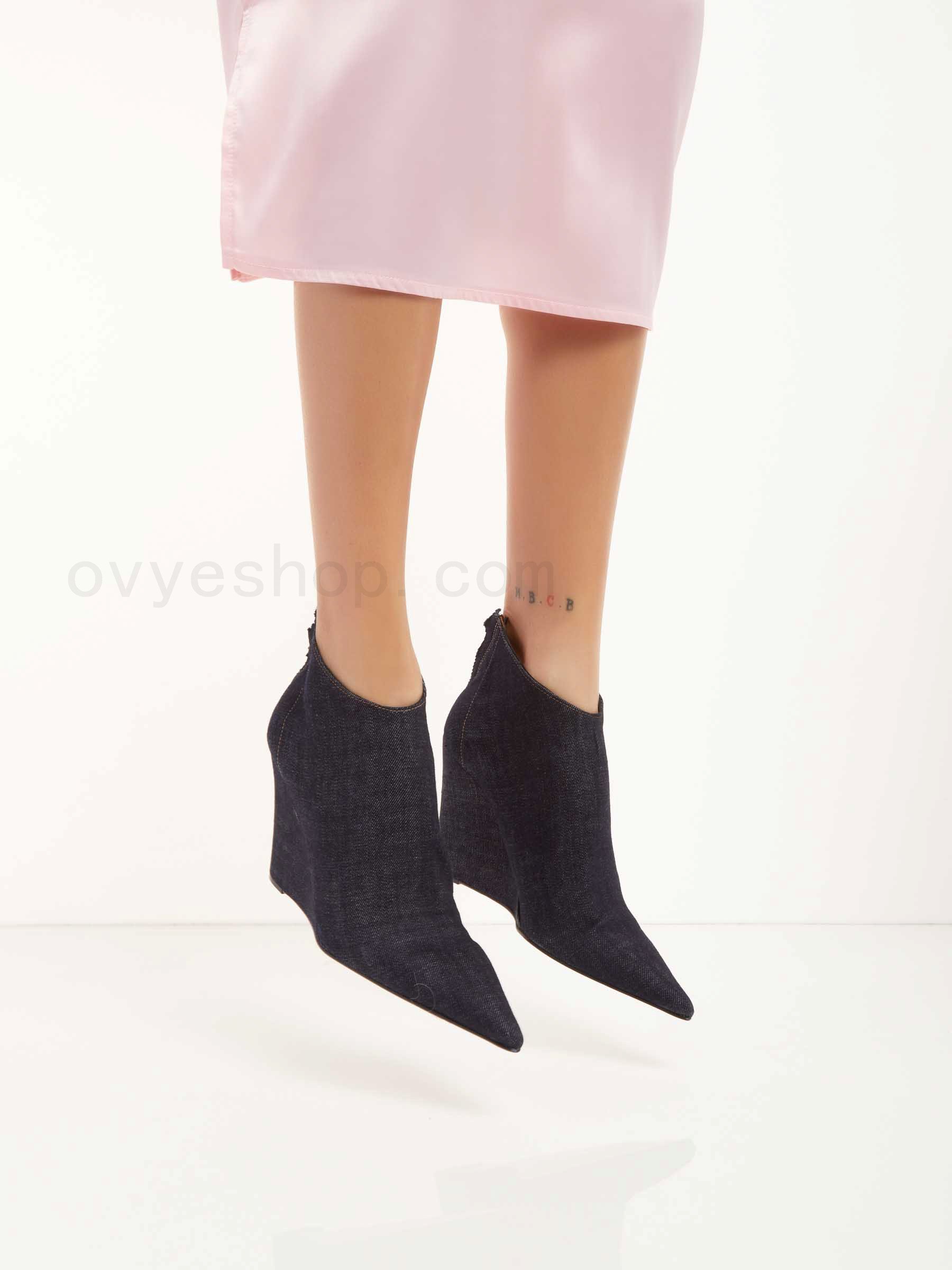 Al 70 Wedge Jeans Ankle Boots F0817885-0471